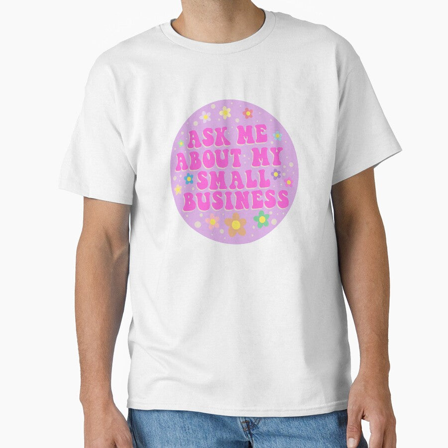 Hot pink ask me about my small business design by Bizzybuys1