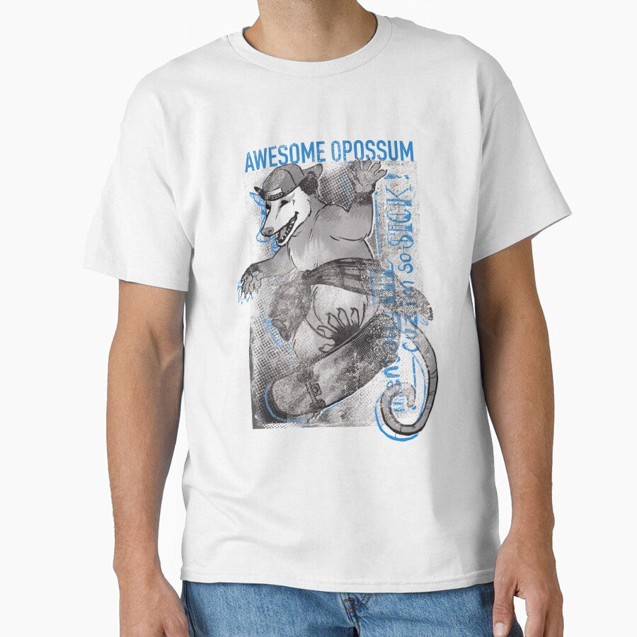 Awesome Opossum Blue by DarbiDraws