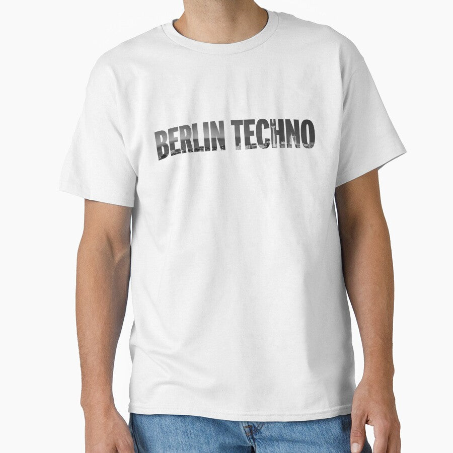 Berlin skyline Techno Music art photo, festival, raver, DJ by Print  Androïde