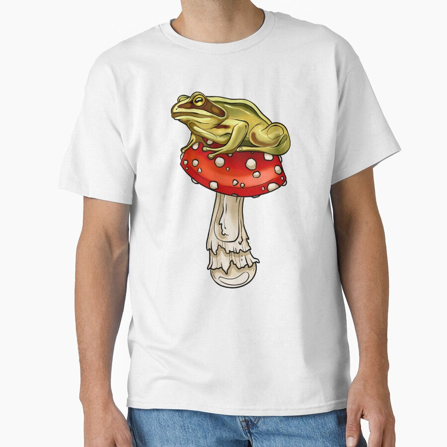 Frog on a mushroom by mushroomfolk