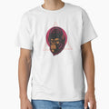 Retro Red Gorilla with DJ Headphones by MusicMerchLab
