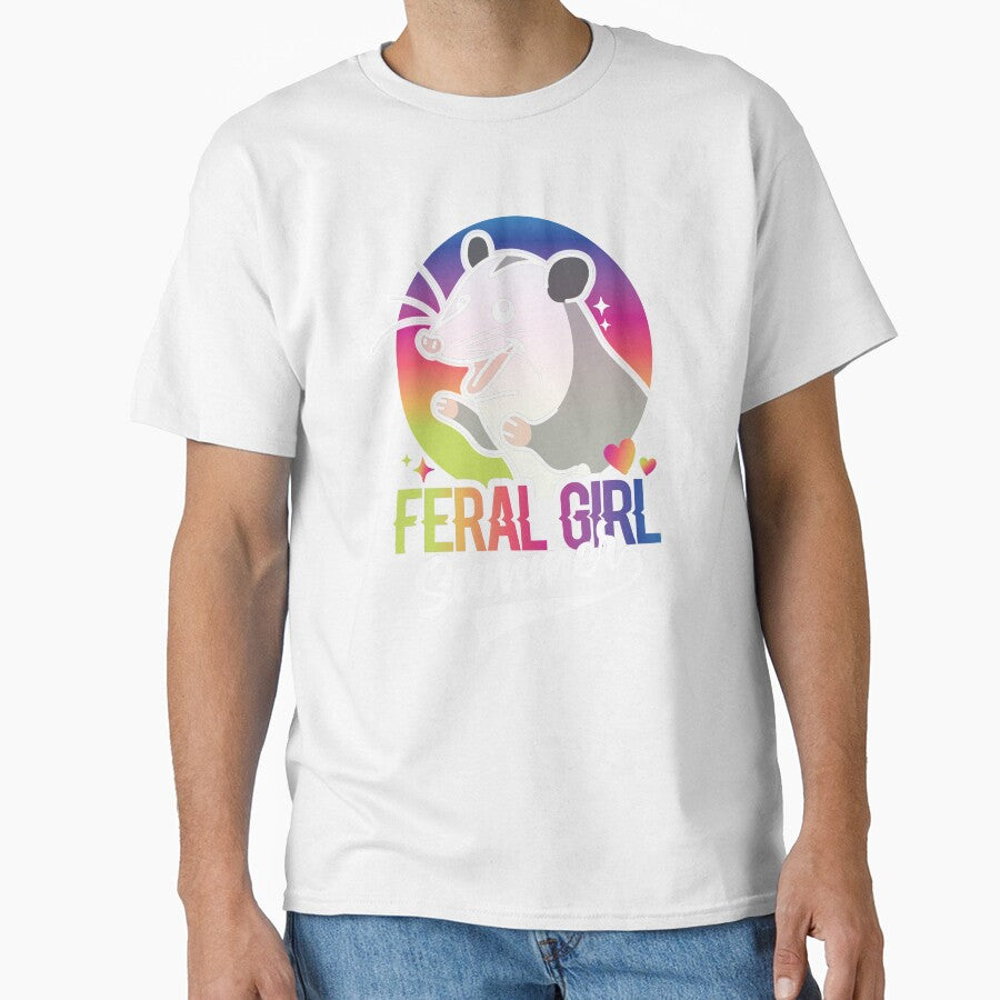 Feral Girl Summer Opossum by NQArtist
