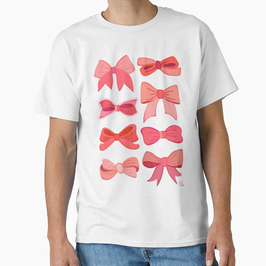 Pretty Bows in Pink by Carrie Cantwell Art