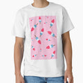 Popsicles -  Retro Pattern - (pink background) by Octavia Soldani