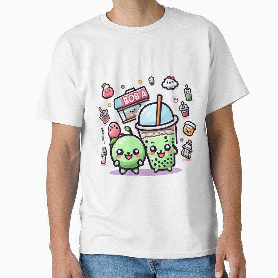 Bubble tea party with a boba shop stickers and more by SaraDatCool