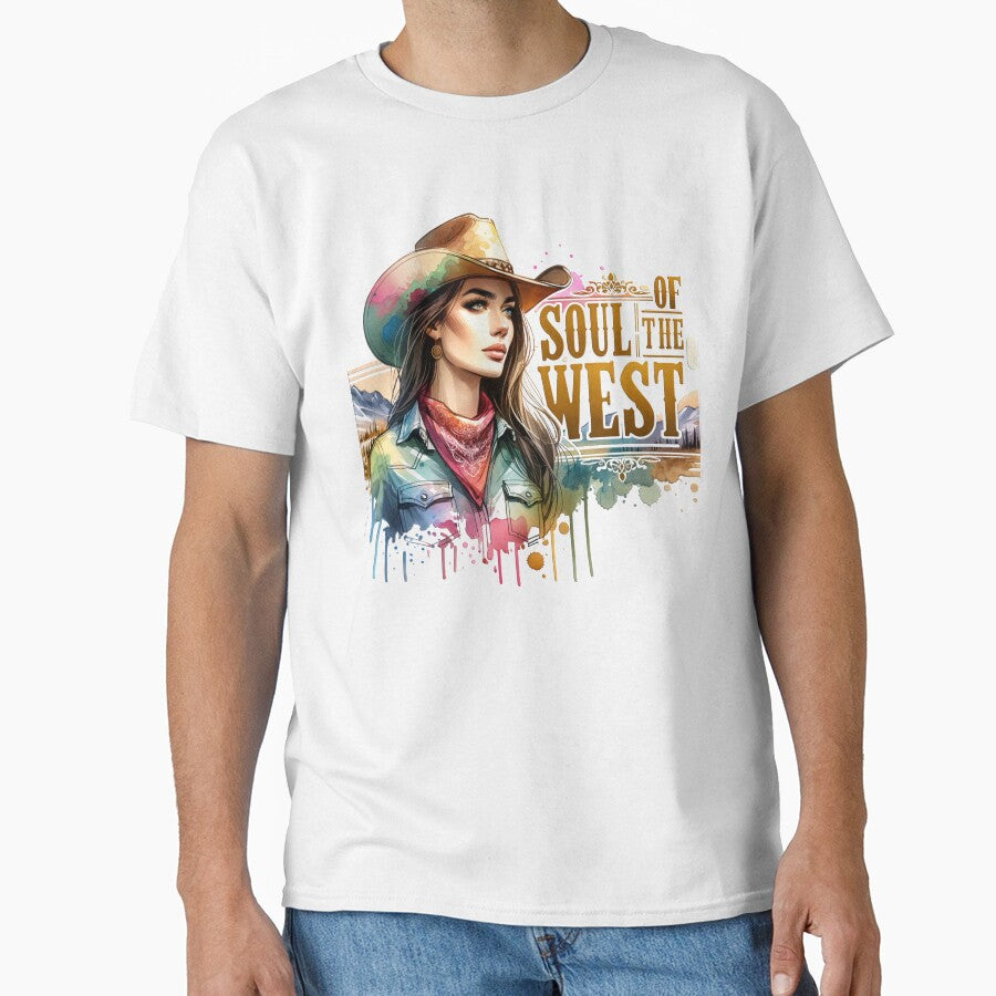 Western Cowgirl Design - Apparel, Mugs, Stickers & More by artedigital99