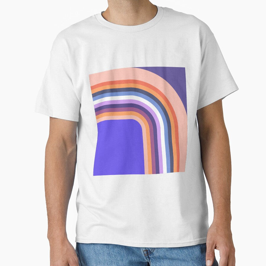 Retro 60s 70s 80s 90s Rainbow Stripes Mid-Century by bitart