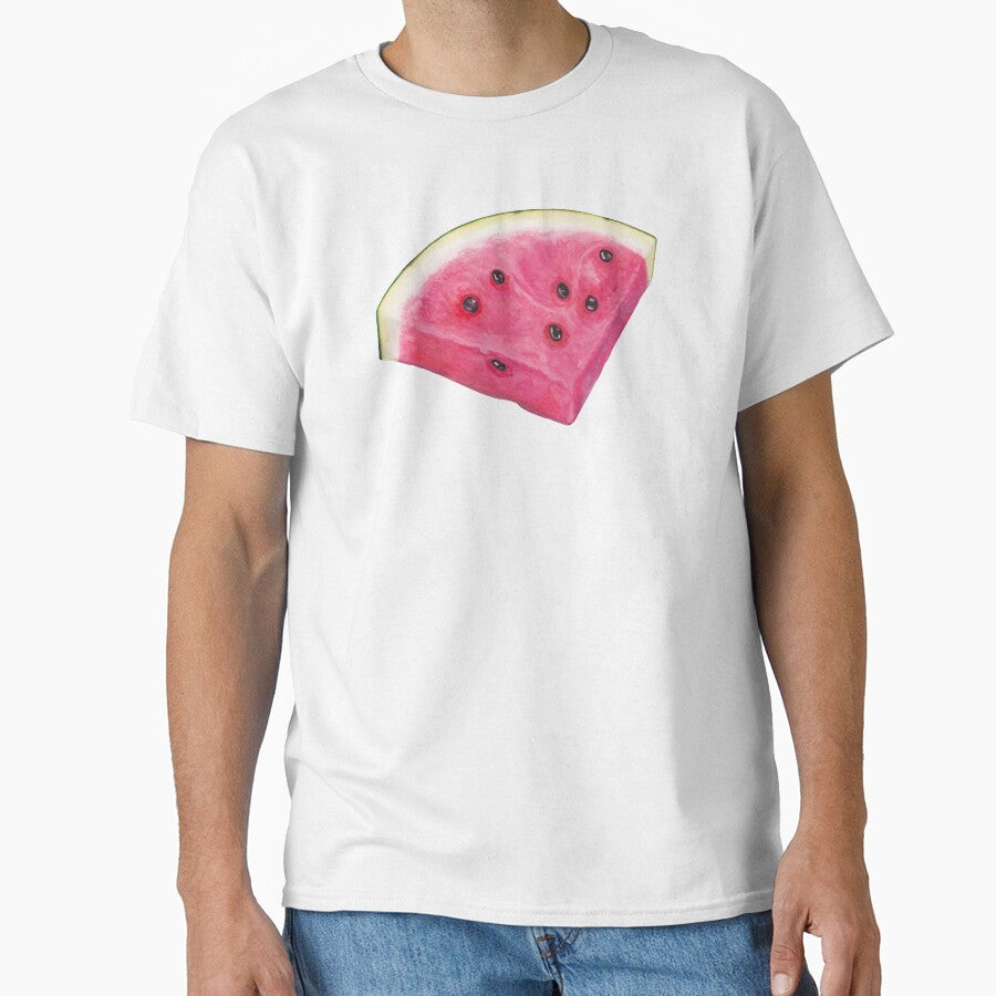 Watermelon Slice Pattern - White by Kelly  Gilleran