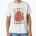 Cute Kawaii Octopus Japanese Takoyaki Monster Anime T-Shirt by MattariShop