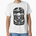 Gothic Aesthetic: Skull, Moths, Mushrooms by LoFiArtFart