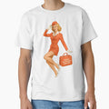 pacific southwest airlines stewardess pinup girl flight attendant by PilotandPlane