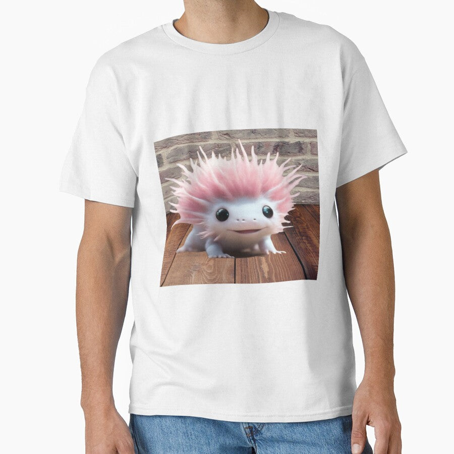 A Cute Axolotl (Background 11) by Midnight Veil Designs