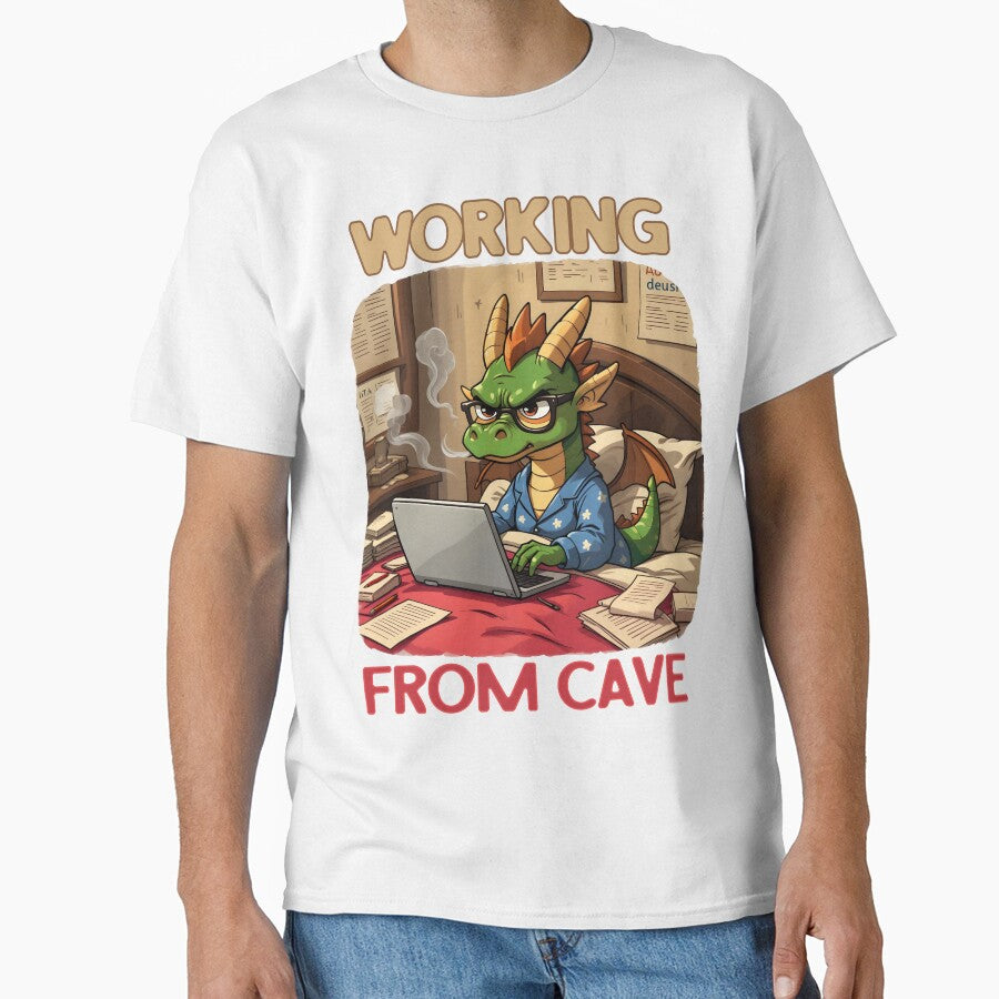Working from Cave Home Office Dragon Edition by narco075