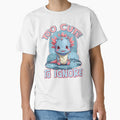 To cute to ignore! Blue Axolotl funny illustration. by Grygiel23
