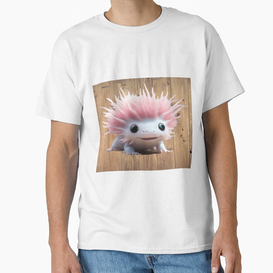 A Cute Axolotl (Background 14) by Midnight Veil Designs