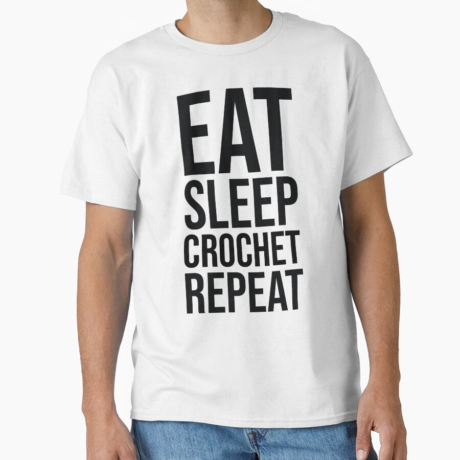 Eat, Sleep, Crochet, Repeat by mvommen
