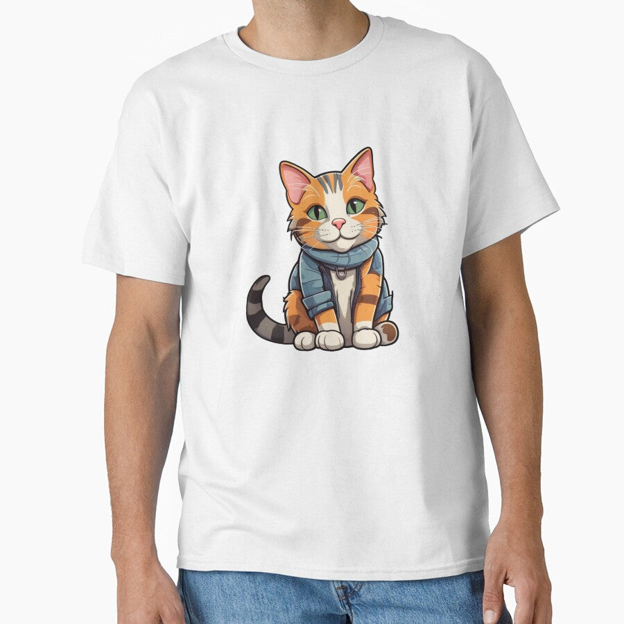 Street Cat Orange Blue by Antuon