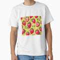 Sweet Strawberry Seamless Pattern – Retro Summer Berry by VividOddityCo