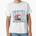 A Cute Axolotl (Background 10) by Midnight Veil Designs