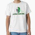 Techno T-Shirt - 'System Overload' - Glitch Skull Rave Art by INWESTOR88