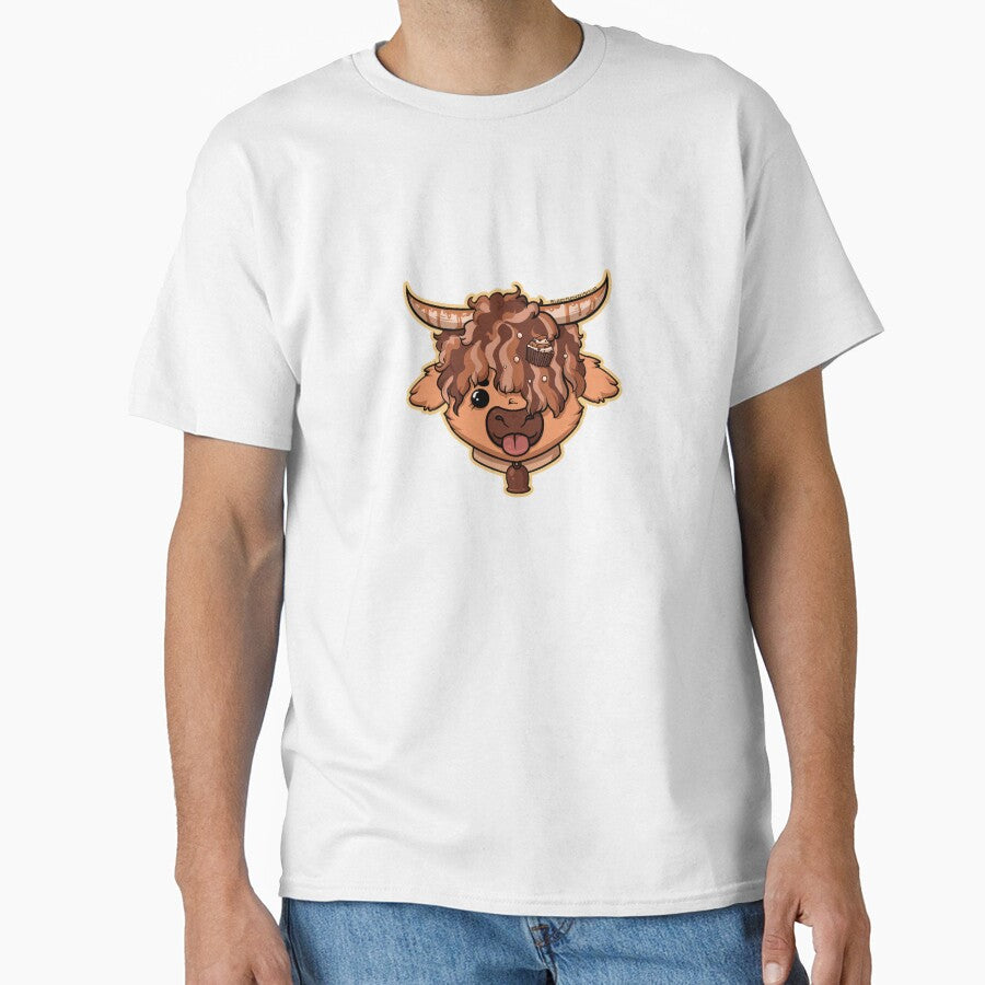 Dulce De Leche Highland Cow by ElderflowerArtist