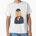 Scandinavian Stewardess | Cute Flight Attendant Illustration | Aviation Lover Gift by TshirtMyMom