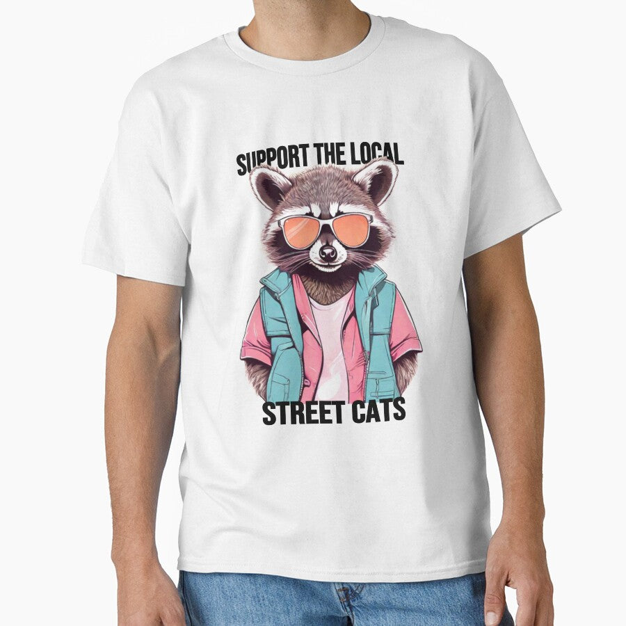 SUPPORT THE LOCAL STREET CATS - Raccon by Shiny Studio
