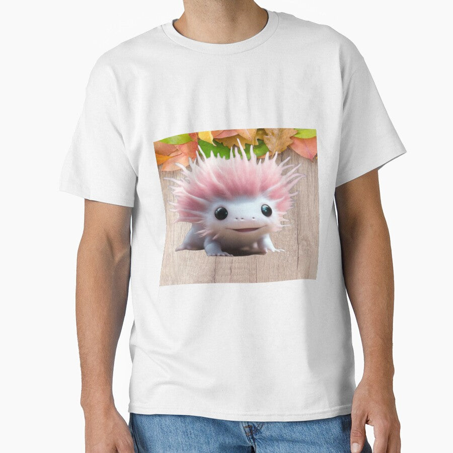 A Cute Axolotl (Background 7) by Midnight Veil Designs