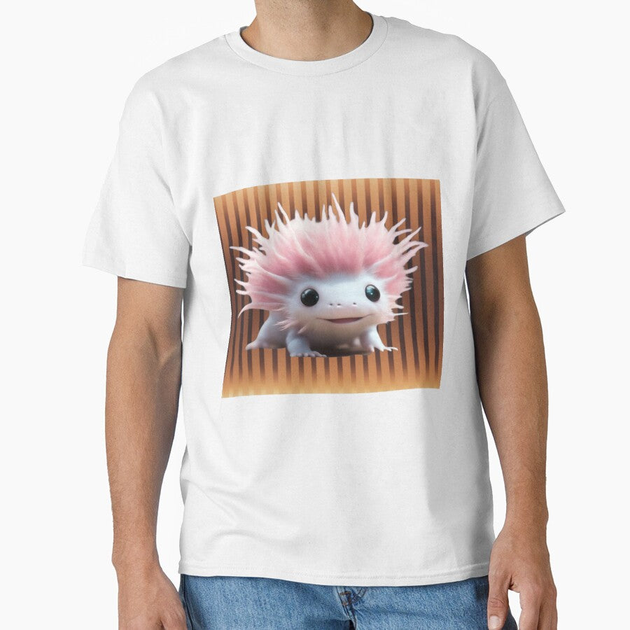 A Cute Axolotl (Background 9) by Midnight Veil Designs