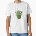 iced matcha latte by g0r0mi