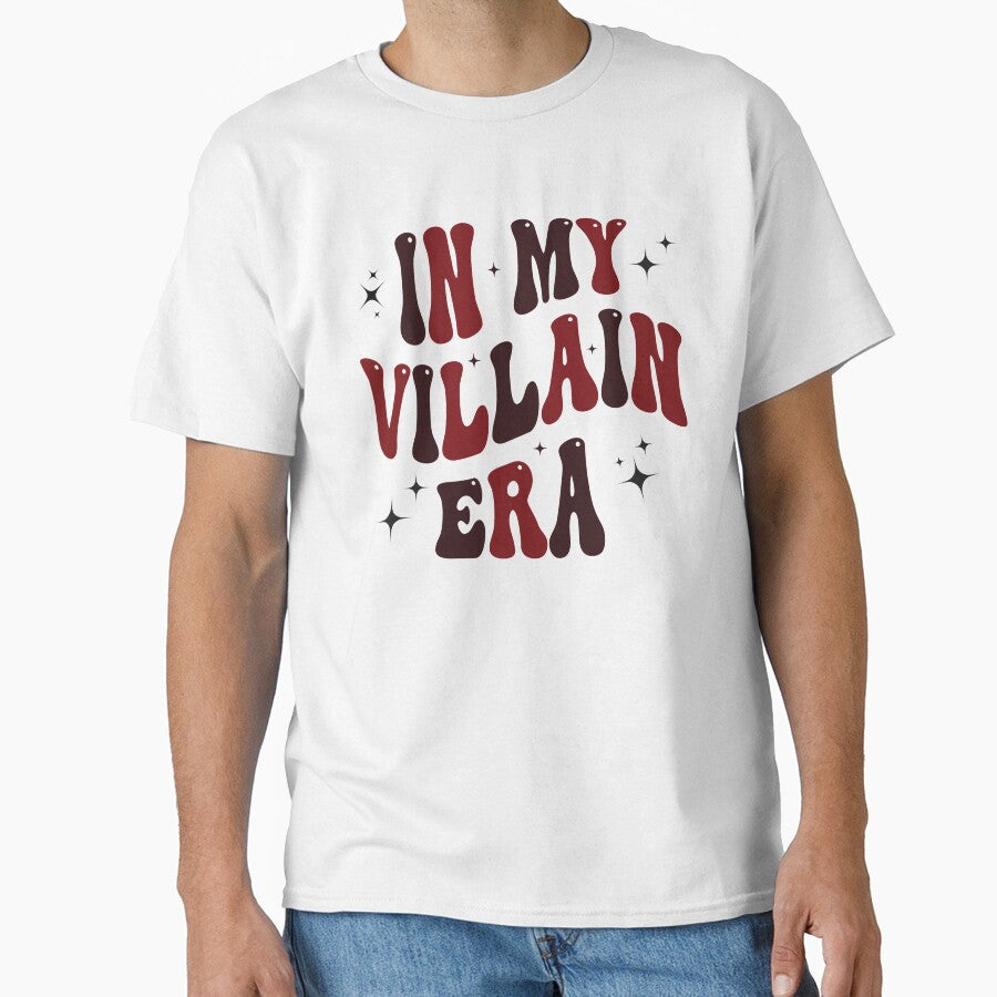 In My Villain Era, In My Villain Era shirt, Groovy Maroon Design by AryaSubramanian
