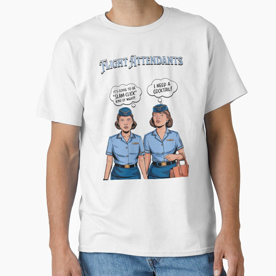 Flight Attendants - Living & Loving the Life by FunnyWittyWares