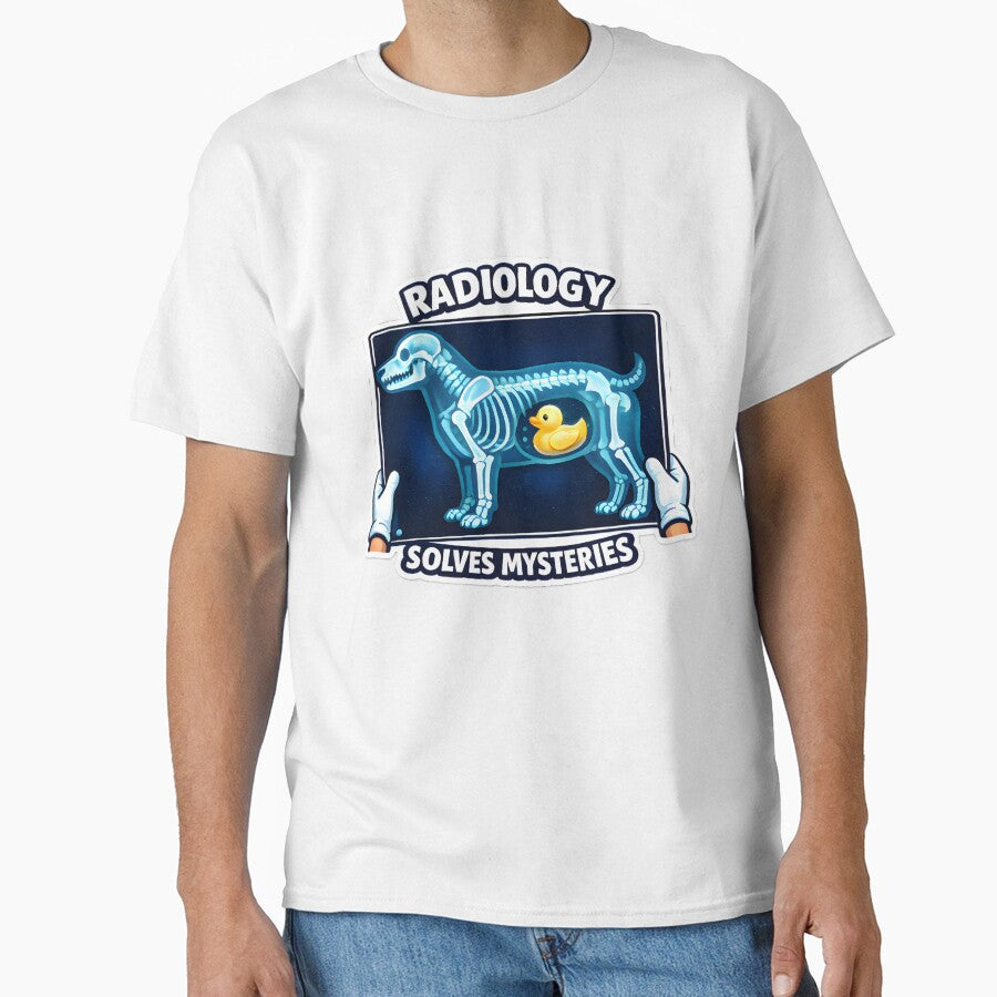 Radiology Solves Mysteries – Funny Veterinary X-Ray Dog Design by Bettybee00