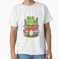 Frog On Mushroom Kawaii Forest Friend by Shopex10