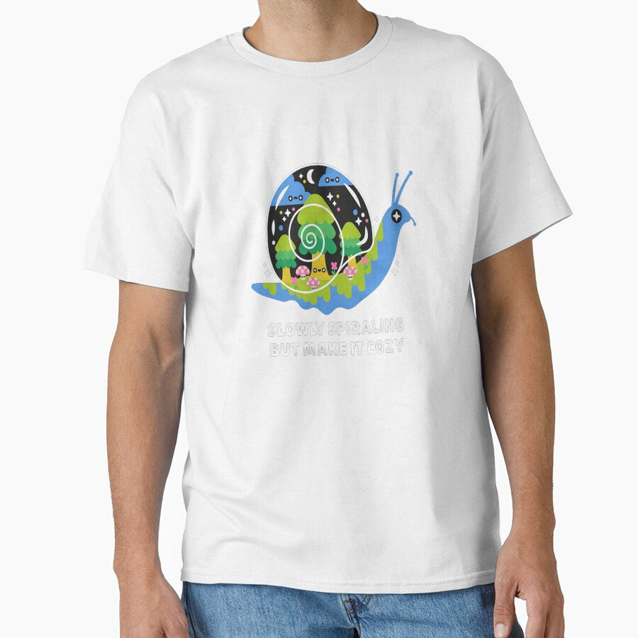 Slowly Spiraling But Make It Cozy Funny Snail by namibambam