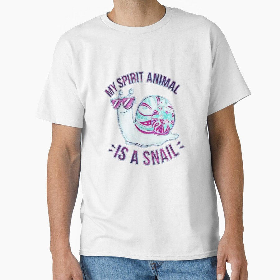 My Spirit Animal Is a Snail Slow Life Quote #2 by creativerooney