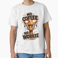 No Coffee No Work Funny Giraffe by blackBubble1