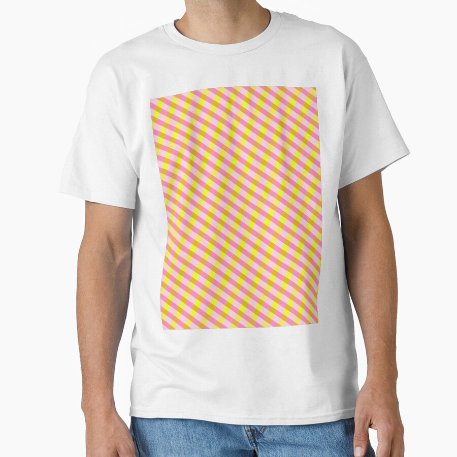 Vintage Pink Lemonade Plaid Pattern by OpalEllery