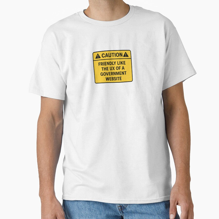 Caution UX – Sarcastic Warning Sign Design by Dago345