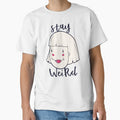 Stay Weird | Short-Haired Girl with Red Cheeks by TurtleDojo