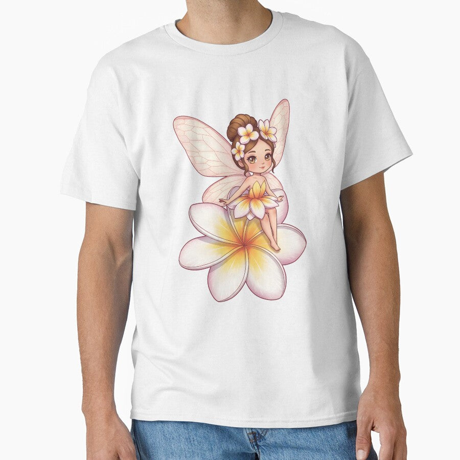 Plumeria Fairy Girl | Kawaii Tropical Blossom by SeGoArtDesign