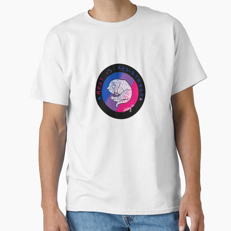 Rest Is Resistance Kitty (Bi Pride Flag) by AspirantAbby