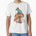 Christmas Frog Sitting Mushroom Long Sleeve by GatheringPlace