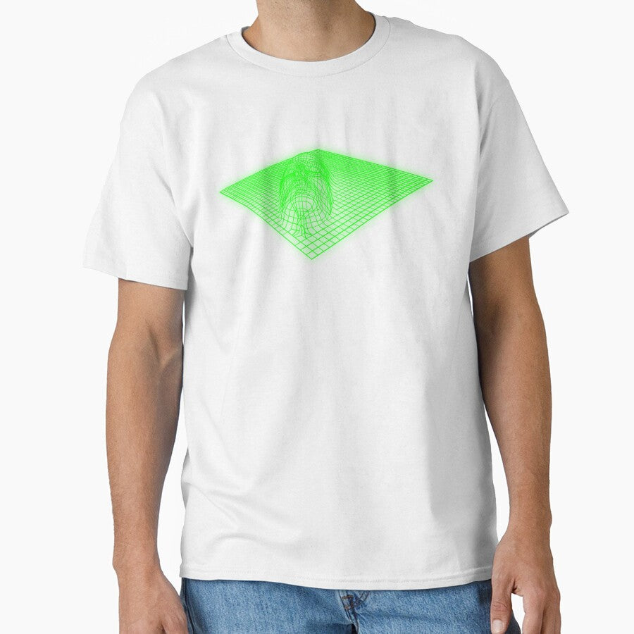 90s UK Rave Neon Green Scape Face by Wsgreen