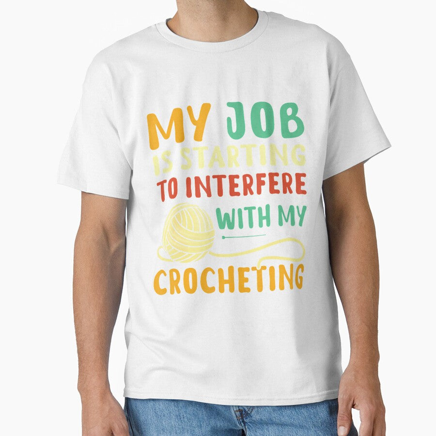 Funny Crocheting Knitting Quilting Crochet Yarn by LunaDangelo