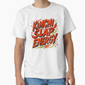Kimchi Slap Energy, Spicy Korean Food Humor Typography, K-Drama fan by MonetObsidian