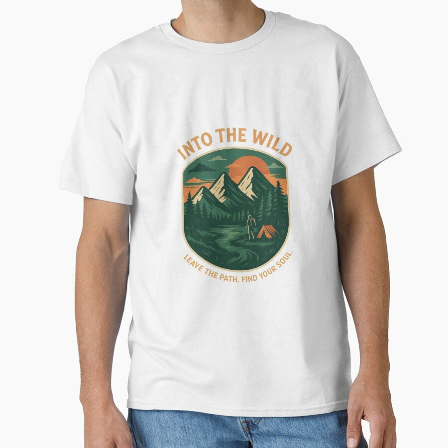 "Into the Wild" T-Shirt  – Outdoor Adventure Series by teeheaven88