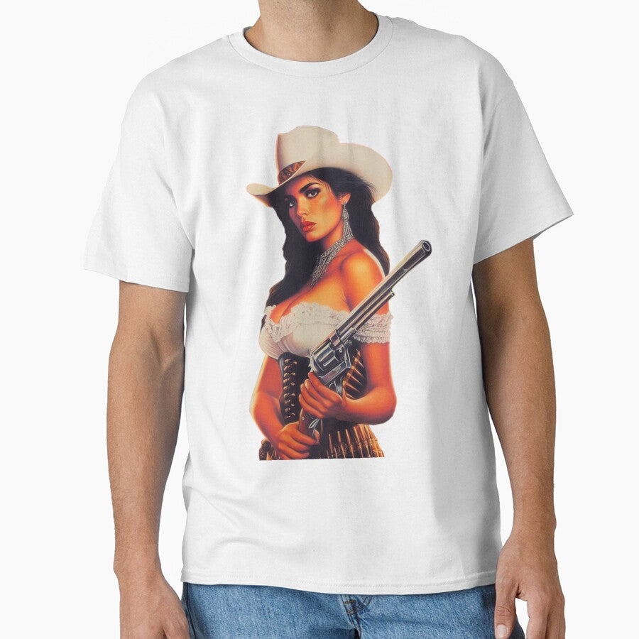 Retro Western Woman by PulpVintage