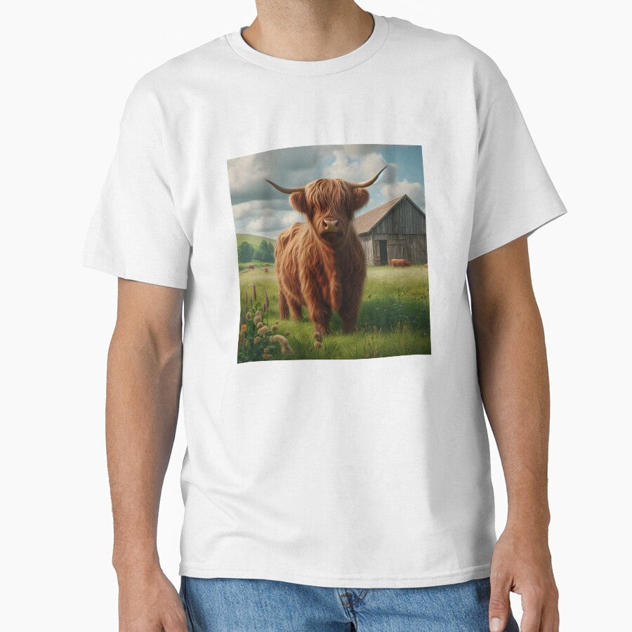 Highland Cow with barn by DT creations