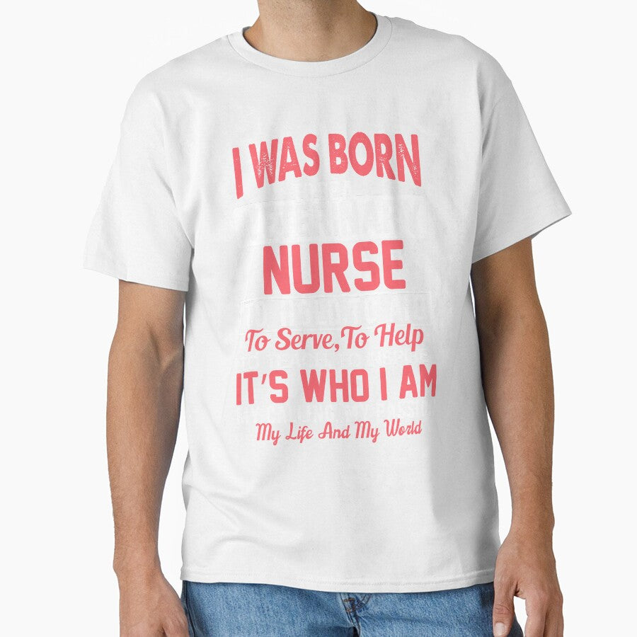 I Was Born to Be a Veterinary Nurse Pride Quote by Imaginarium Design